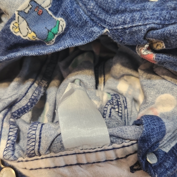 OSHKOSH B'GOSH Vintage Overall Romper Jumpsuit - Picture 3 of 3